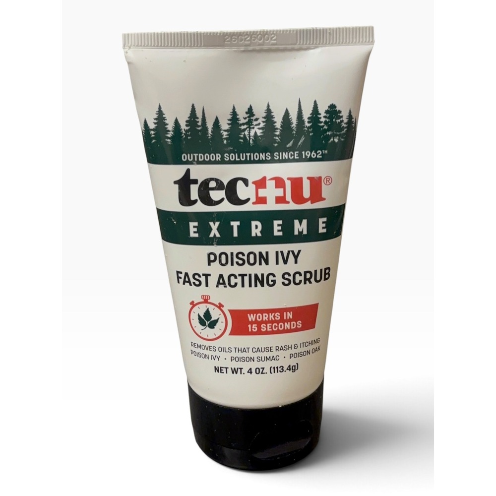 Tecnu Extreme Poison Ivy Fast Acting Scrub 4oz Cleanser Outdoor Relief